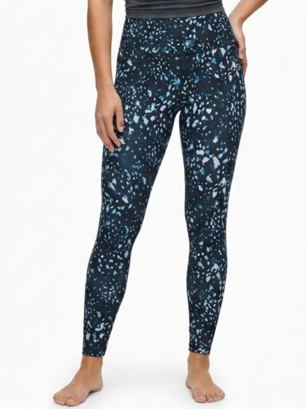 Layer 8 Splatter Print Activewear Leggings NEW- Sz. Med